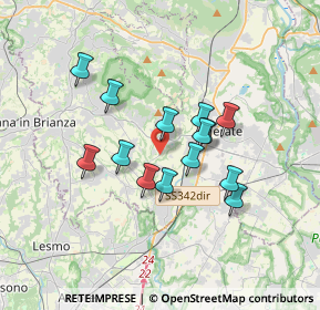 Mappa Via Monza, 23874 Montevecchia LC, Italia (2.76)