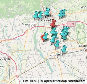 Mappa Via Luigi Einaudi, 36056 Tezze sul Brenta VI, Italia (6.43)