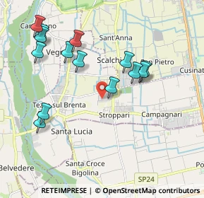 Mappa Via Luigi Einaudi, 36056 Tezze sul Brenta VI, Italia (2.07357)