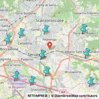 Mappa Via dei Lavoratori, 24068 Seriate BG, Italia (2.83273)