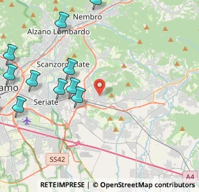 Mappa Via IV Novembre, 24061 Albano Sant'Alessandro BG, Italia (5.5525)