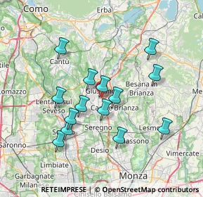 Mappa Via Antonio Stradivari, 20833 Giussano MB, Italia (6.55143)