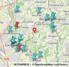Mappa Via Rosnigo, 20842 Besana in Brianza MB, Italia (2.5295)