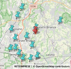 Mappa Via Rosnigo, 20842 Besana in Brianza MB, Italia (4.80563)