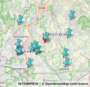 Mappa Via Rosnigo, 20842 Besana in Brianza MB, Italia (4.05733)