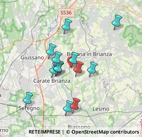 Mappa Via Rosnigo, 20842 Besana in Brianza MB, Italia (3.12538)
