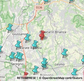 Mappa Via Rosnigo, 20842 Besana in Brianza MB, Italia (6.197)