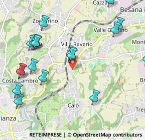 Mappa Via Rosnigo, 20842 Besana in Brianza MB, Italia (1.336)