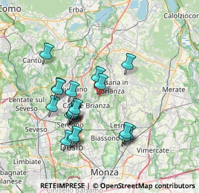 Mappa Via Rosnigo, 20842 Besana in Brianza MB, Italia (6.7815)