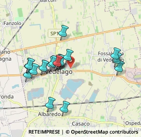 Mappa Sede legale Via G.Ungaretti, 31050 Vedelago TV, Italia (1.6795)