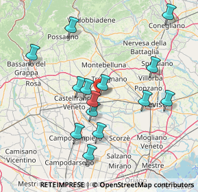 Mappa Sede legale Via G.Ungaretti, 31050 Vedelago TV, Italia (14.85214)