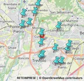 Mappa Via Filippo Turati, 24035 Curno BG, Italia (2.01933)