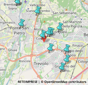 Mappa Via Filippo Turati, 24035 Curno BG, Italia (2.0725)