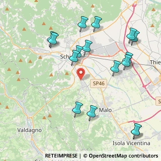 Mappa Via Schio, 36030 San Vito di Leguzzano VI, Italia (4.8575)