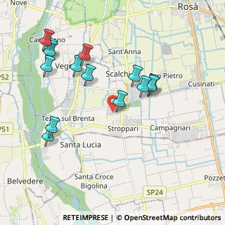 Mappa Via Luigi Einaudi, 36056 Bassano del Grappa VI, Italia (2.08857)