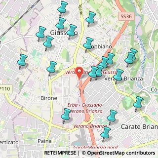 Mappa Strada Nuova Valassina, 20833 Giussano MB, Italia (1.189)