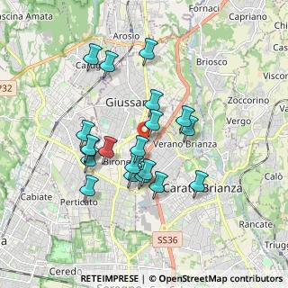 Mappa Strada Nuova Valassina, 20833 Giussano MB, Italia (1.593)