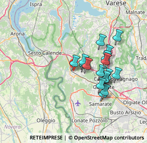 Mappa Via Bianco Isaia, 21019 Somma Lombardo VA, Italia (6.03765)