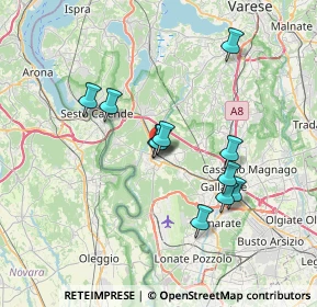 Mappa Via Bianco Isaia, 21019 Somma Lombardo VA, Italia (6.14727)