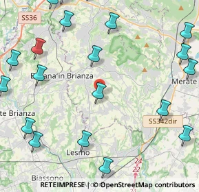 Mappa Via Foscolo Ugo, 23880 Casatenovo LC, Italia (6.024)