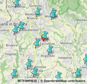 Mappa Via Foscolo Ugo, 23880 Casatenovo LC, Italia (2.80938)