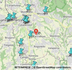 Mappa Via Foscolo Ugo, 23880 Casatenovo LC, Italia (2.89941)