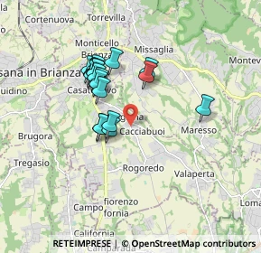 Mappa Via Foscolo Ugo, 23880 Casatenovo LC, Italia (1.45)