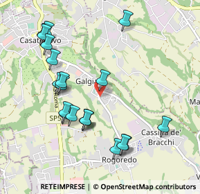 Mappa Via Foscolo Ugo, 23880 Casatenovo LC, Italia (1.0385)