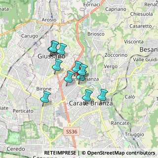 Mappa Via M. Preda, 20843 Verano Brianza MB, Italia (1.32417)