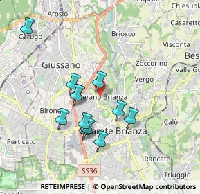 Mappa Via M. Preda, 20843 Verano Brianza MB, Italia (1.6125)