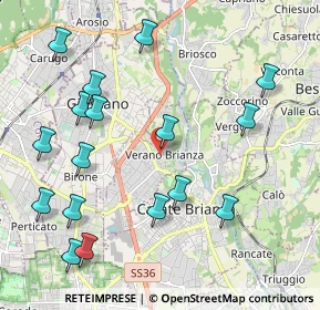 Mappa Via M. Preda, 20843 Verano Brianza MB, Italia (2.38412)