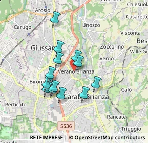 Mappa Via M. Preda, 20843 Verano Brianza MB, Italia (1.47308)