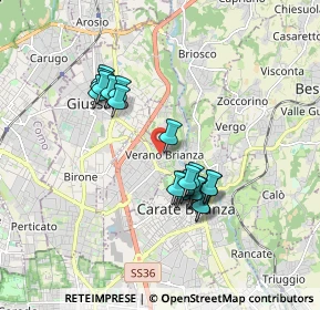 Mappa Via M. Preda, 20843 Verano Brianza MB, Italia (1.512)