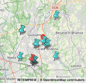 Mappa Via M. Preda, 20843 Verano Brianza MB, Italia (3.54333)