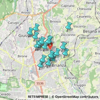 Mappa Via Mulino Bistorgio, 20843 Verano Brianza MB, Italia (1.2265)