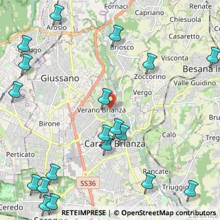 Mappa Via Mulino Bistorgio, 20843 Verano Brianza MB, Italia (3.20053)