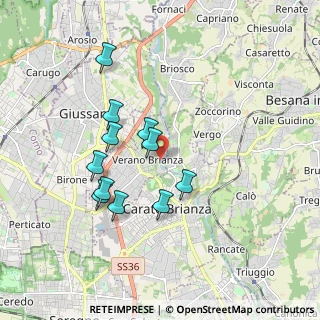 Mappa Via Mulino Bistorgio, 20843 Verano Brianza MB, Italia (1.62455)