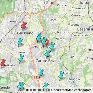 Mappa Via Mulino Bistorgio, 20843 Verano Brianza MB, Italia (2.63429)