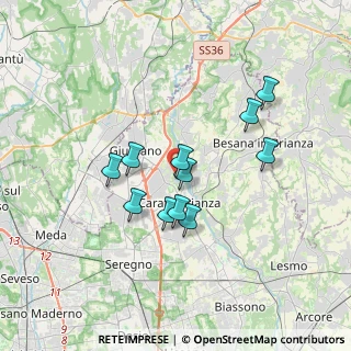 Mappa Via Mulino Bistorgio, 20843 Verano Brianza MB, Italia (2.90273)