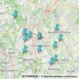 Mappa Via Mulino Bistorgio, 20843 Verano Brianza MB, Italia (4.01083)