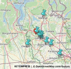 Mappa Via Giosuè Carducci, 21010 Arsago Seprio VA, Italia (26.3935)