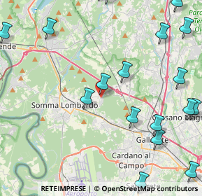 Mappa Via Giosuè Carducci, 21010 Arsago Seprio VA, Italia (6.199)