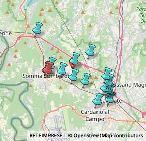 Mappa Via Giosuè Carducci, 21010 Arsago Seprio VA, Italia (3.2825)