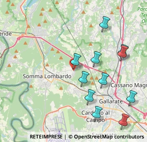 Mappa Via Giosuè Carducci, 21010 Arsago Seprio VA, Italia (4.30909)