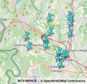 Mappa Via Giosuè Carducci, 21010 Arsago Seprio VA, Italia (3.78533)