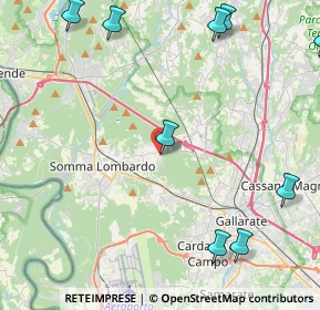 Mappa Via Giosuè Carducci, 21010 Arsago Seprio VA, Italia (6.56636)