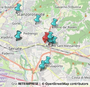 Mappa Via Baschenis, 24066 Pedrengo BG, Italia (1.62071)