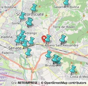 Mappa Via Baschenis, 24066 Pedrengo BG, Italia (2.08105)
