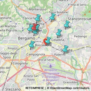 Mappa Via Rosa Gabriele, 24125 Bergamo BG, Italia (1.64)