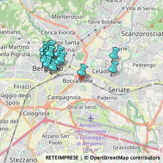 Mappa Via Rosa Gabriele, 24125 Bergamo BG, Italia (1.865)